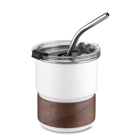 Copo em inox com canudo Personalizado