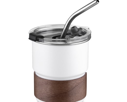 Copo em inox com canudo Personalizado