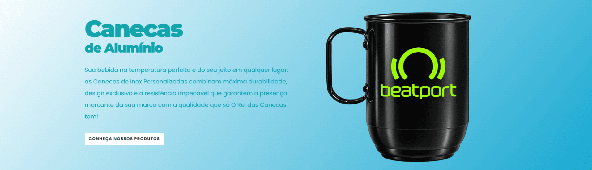 Canecas de Alumínio Personalizados