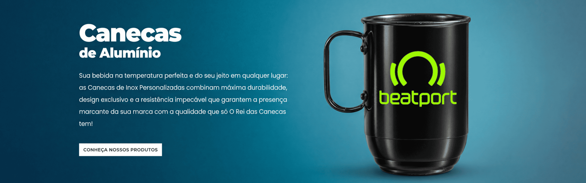 Canecas de Alumínio Personalizadas