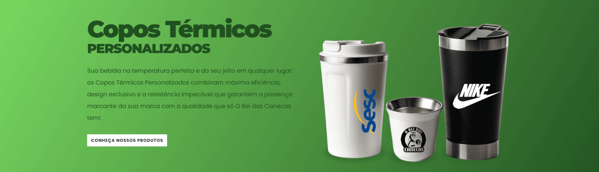 Canecas de Alumínio Personalizados