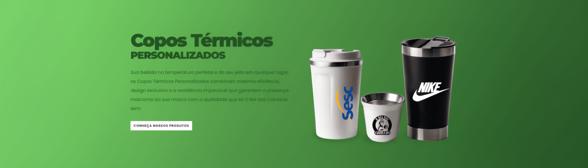 Canecas de Alumínio Personalizados
