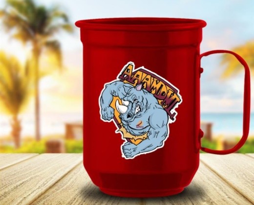 Caneca de Alumínio Colorida 600ml Color Laser