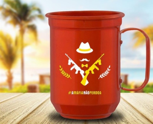 Caneca de Alumínio Colorida 600ml Color Laser