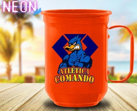 Caneca de Alumínio Colorida 600ml Color Laser