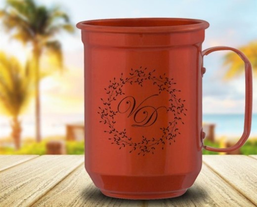 Caneca de Alumínio Colorida 600ml Color Laser