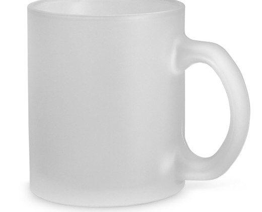 Caneca em vidro com efeito fosco (340 mL) personalizado