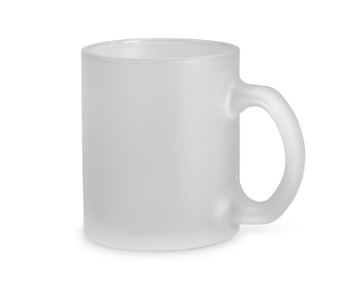 Caneca em vidro com efeito fosco (340 mL) personalizado