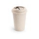 Copo de viagem em fibra de bambu e PP com tampa flip top (380 mL) para brinde
