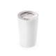 Copo de viagem térmico para sublimação em aço inox, de parede dupla isolada a vácuo (380 mL) brinde