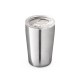 Copo de viagem térmico para sublimação em aço inox, de parede dupla isolada a vácuo (380 mL) brinde