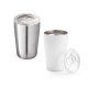 Copo de viagem térmico para sublimação em aço inox, de parede dupla isolada a vácuo (380 mL) brinde
