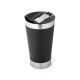 Copo de viagem em aço inox térmico, com parede dupla isolada a vácuo (630 mL) brinde