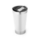 Copo de viagem em aço inox térmico, com parede dupla isolada a vácuo (630 mL) brinde