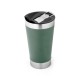 Copo de viagem em aço inox térmico, com parede dupla isolada a vácuo (630 mL) brinde