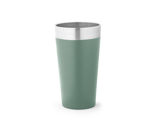 Copo de viagem em aço inox térmico, com parede dupla isolada a vácuo (540 mL) personalizado