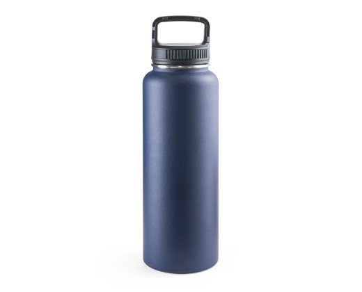 Garrafa esportiva térmica em aço inox 90% reciclado com revestimento em pó (1200 mL) personalizado