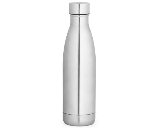 Garrafa térmica em aço inox 90% reciclado de parede dupla isolada a vácuo, com acabamento mate (810 mL) com logotipo