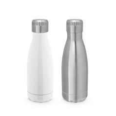 Garrafa térmica para sublimação em aço inox de parede dupla isolada a vácuo (380 mL) personalizado