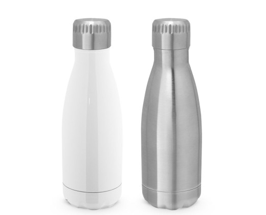 Garrafa térmica para sublimação em aço inox de parede dupla isolada a vácuo (380 mL) personalizado