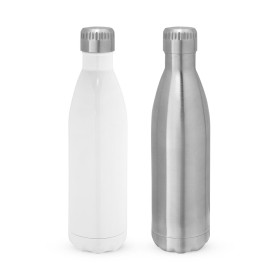 Garrafa térmica para sublimação em aço inox de parede dupla isolada a vácuo (800 mL) promocional