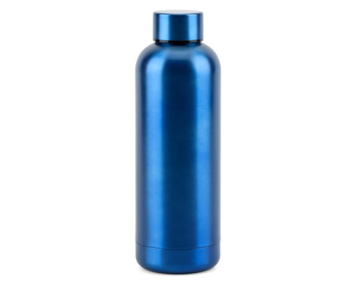 Garrafa térmica em aço inox 90% reciclado de parede dupla isolada a vácuo (550 mL) promocional
