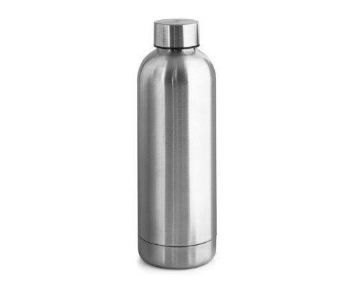 Garrafa térmica em aço inox 90% reciclado de parede dupla isolada a vácuo (550 mL) promocional