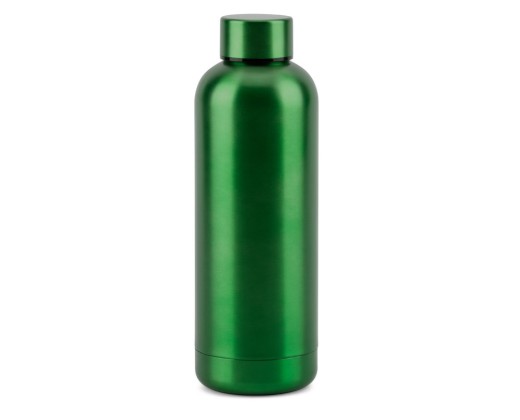 Garrafa térmica em aço inox 90% reciclado de parede dupla isolada a vácuo (550 mL) promocional
