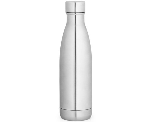 Garrafa térmica em aço inox 90% reciclado de parede dupla isolada a vácuo, com acabamento em mate (520 mL) brinde
