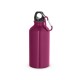 Garrafa esportiva em alumínio com acabamento brilhante (400 mL) com logotipo