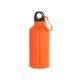 Garrafa esportiva em alumínio com acabamento brilhante (400 mL) com logotipo