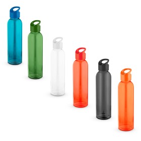 Garrafa em vidro com tampa em PP (500 mL) personalizado