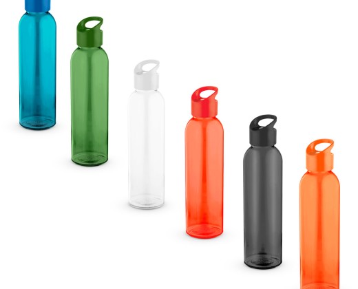 Garrafa em vidro com tampa em PP (500 mL) personalizado