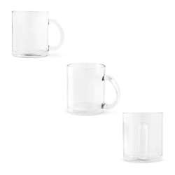 Caneca em vidro para sublimação (350 mL) corporativo