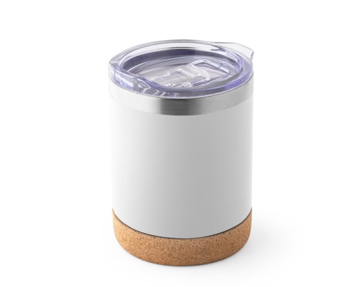 Copo de viagem térmico em aço inox, de parede dupla isolada a vácuo (400 mL) personalizado