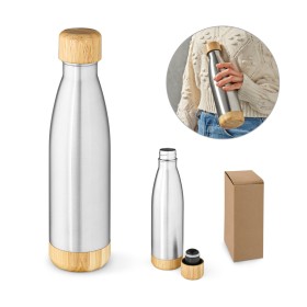 Garrafa térmica em aço inox 90% reciclado de parede dupla isolada a vácuo (550 mL) personalizado