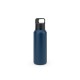 Garrafa térmica em aço inox 91% reciclado com parede dupla isolada a vácuo (590 mL) com logotipo