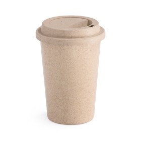 Copo para viagem em fibra de bambu (60%) e PP (40%) (450 mL) com logotipo