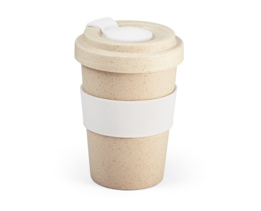 Copo para viagem em fibra de bambu (60%) e PP (40%) (500 mL) promocional