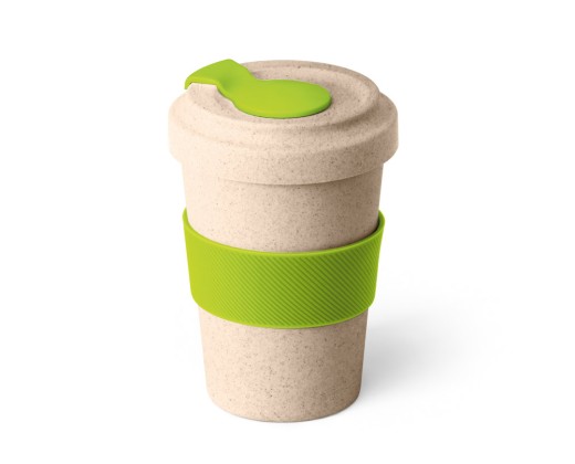 Copo para viagem em fibra de bambu (60%) e PP (40%) (500 mL) promocional