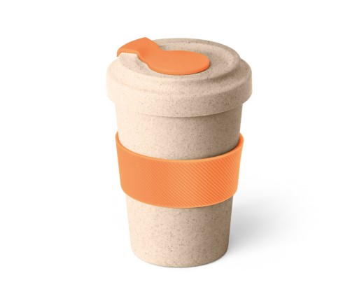 Copo para viagem em fibra de bambu (60%) e PP (40%) (500 mL) promocional