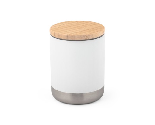 Copo de viagem térmico em aço inox de parede dupla isolada a vácuo (370 mL) personalizado