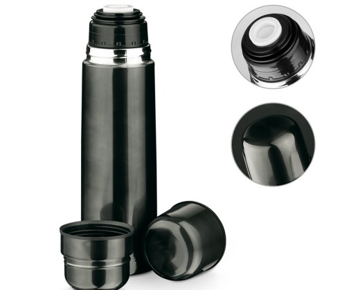 Garrafa em aço inox de parede dupla térmica, isolada a vácuo (750 mL) personalizado