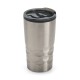 Copo de viagem em aço inox e PP, térmico com parede dupla isolada a ar (510 mL) promocional