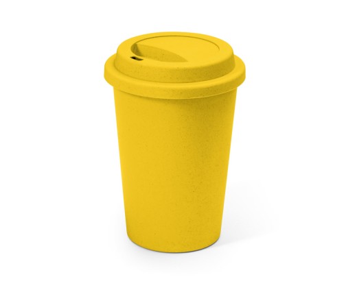 Copo para viagem em fibra de bambu (60%) e PP (40%) (450 mL) corporativo