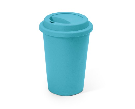 Copo para viagem em fibra de bambu (60%) e PP (40%) (450 mL) corporativo