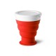 Copo de viagem em silicone e PP (400 mL) personalizado