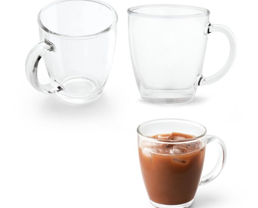 Caneca em vidro (390 mL) personalizado