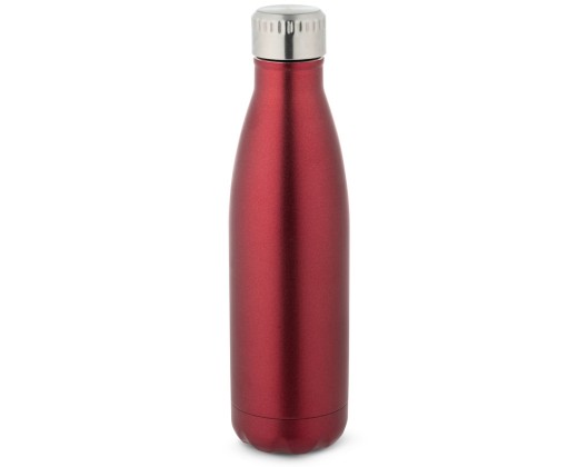Garrafa térmica em aço inox de parede dupla isolada a vácuo (500 mL) promocional