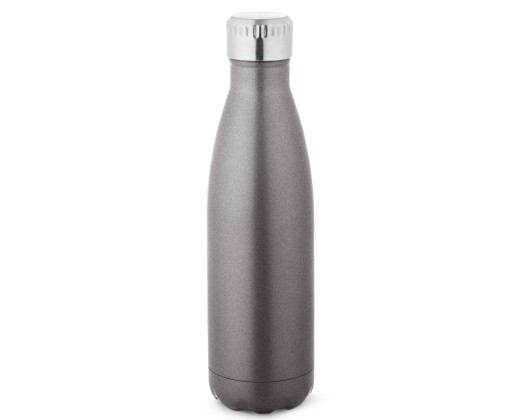 Garrafa térmica em aço inox de parede dupla isolada a vácuo (500 mL) promocional